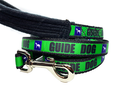 Guide Dog leash 3/4'' width, choose your length small service dog leash