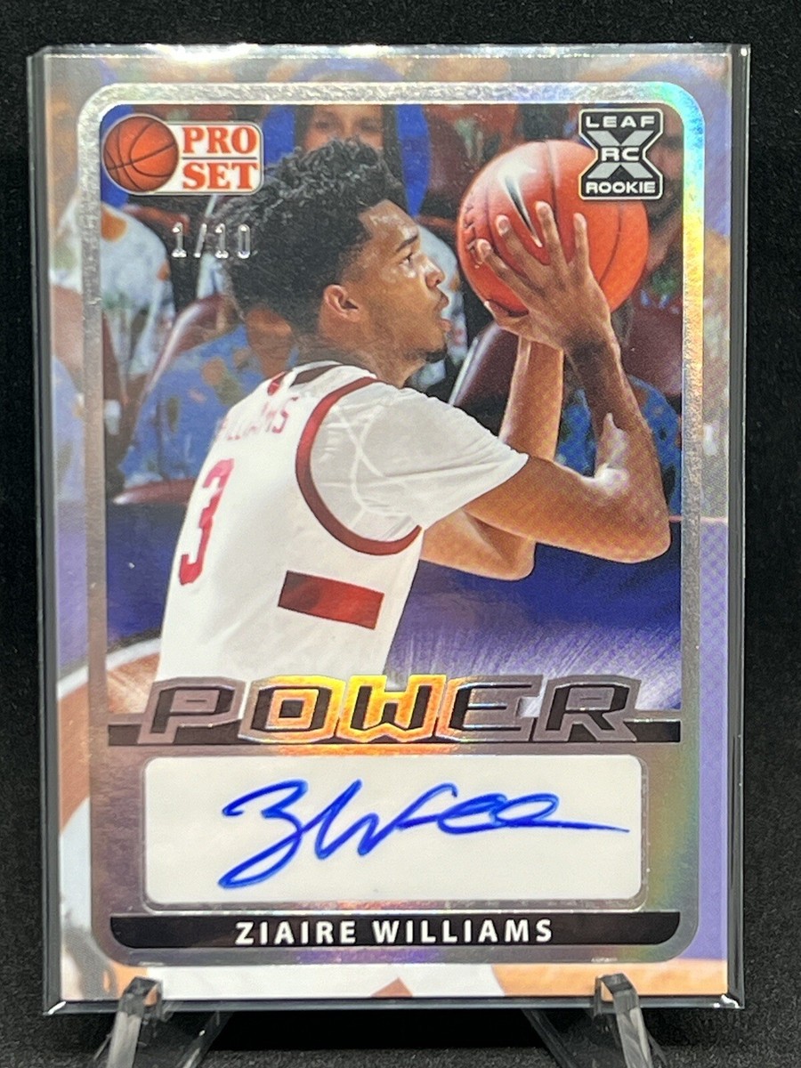 2022 Leaf Pro Set Power Auto Ziaire Williams RC Silver 1/10 2022 Leaf Pro Set Power Auto Ziaire Williams RC Silver 1/10