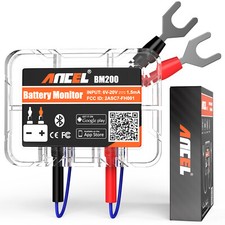 ANCEL BM200 12V Battery Tester Bluetooth 4.2 Battery Monitor LED Display 
