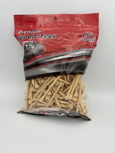 ProActive Sports 2 3/4" Natural Tees - 250 Pack - Natural BRAND NEW SEALED