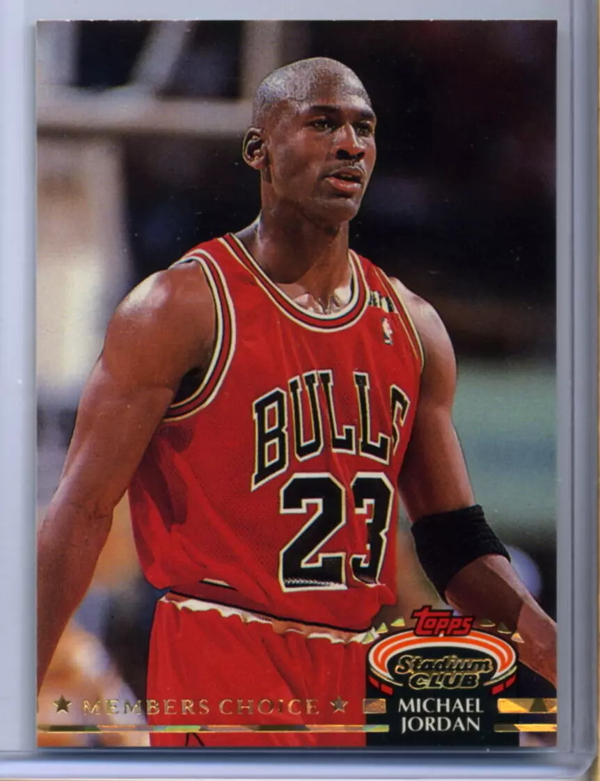 Topps stadium club michael best sale jordan