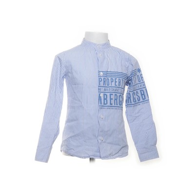 Bikkembergs, Hemd, Größe: 110, BK0826, Blau/Weiß, Baumwolle, Streifen #sAg