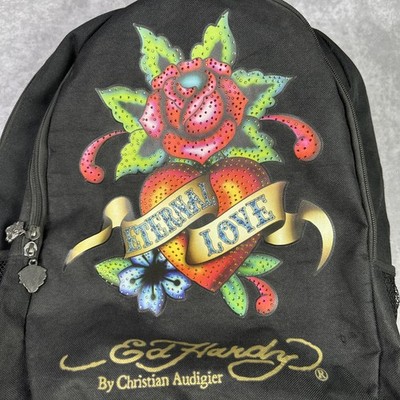 Ed hardy Y2K Eternal love By Christian Audigier Backpack  display picture 3