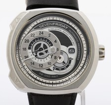 SevenFriday Q1-01 Essence Automatic Black Ind...