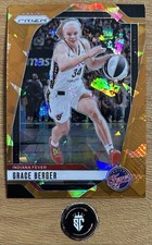 Grace Berger 2024-25 Panini Prizm Orange Ice Prizm #89 Indiana Fever