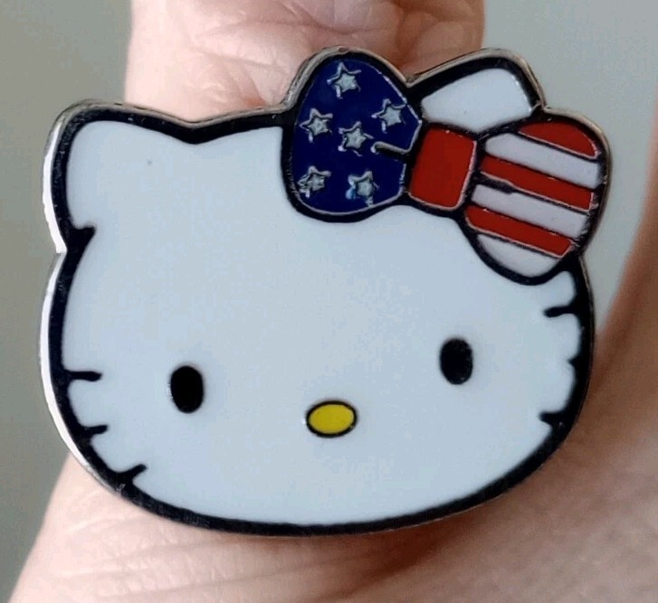 Hello Kitty Ring Sanrio Adjustable Finger Ring Si… - image 1