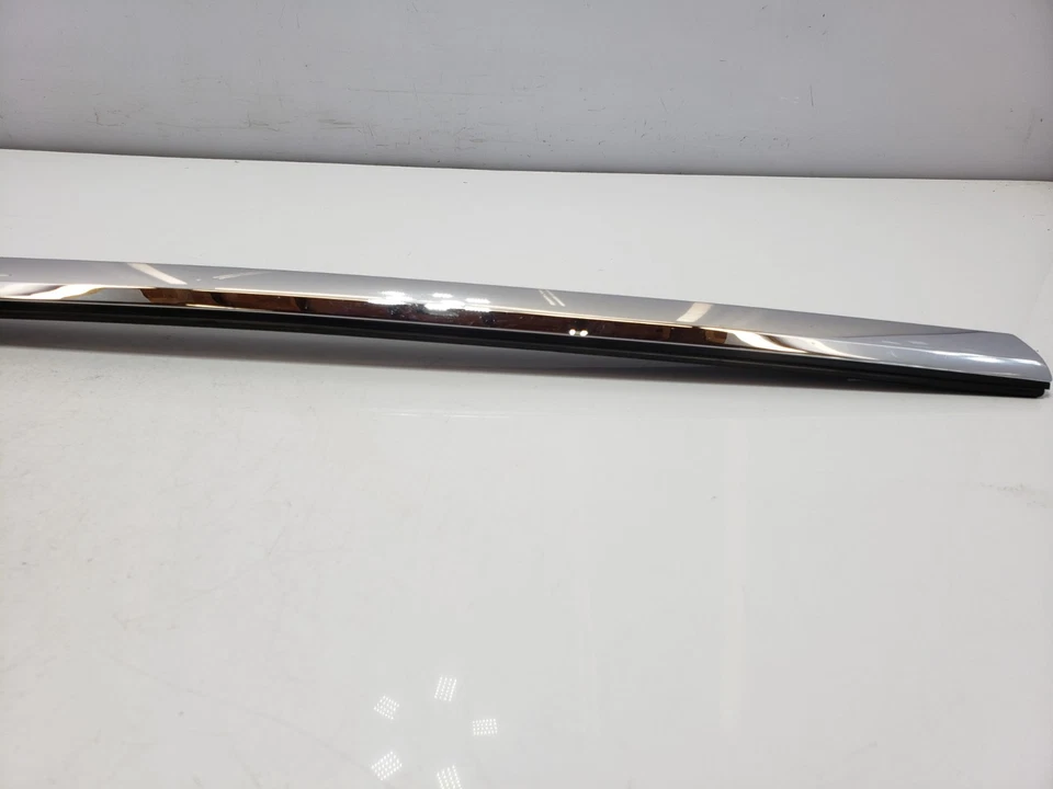✅ 2012-2020 OEM Tesla Modelo S Pasajero Delantero Derecho Exterior Cromo Cinturón Moldura Foto 4 de 4