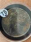1889 Morgan Silver Dollar $1 AU/UNC Original Bag Fiber Rainbow Toned Luster