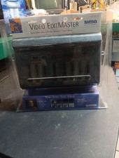 Sima Video Editmaster Plus Picture Enhancer Audio Mixer w Power Supply Tested
