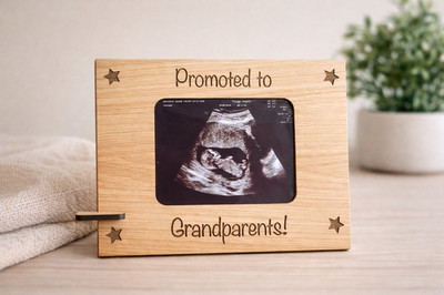 Schwangerschaftsankündigung Bilderrahmen, personalisierter Ultraschall Fotohalter Geschenk
