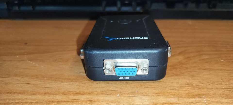 Sabrent KVM-USB2 2-Port USB 2.0 and VGA/SVGA KVM Switch Box **USED, NO CABLES** - Image 3 of 4