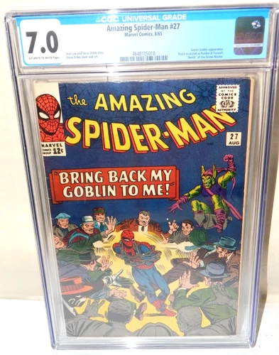 Amazing Spider-Man #27 CGC 7.0 1965 Marvel Comics Green Goblin Stan Lee Ditko