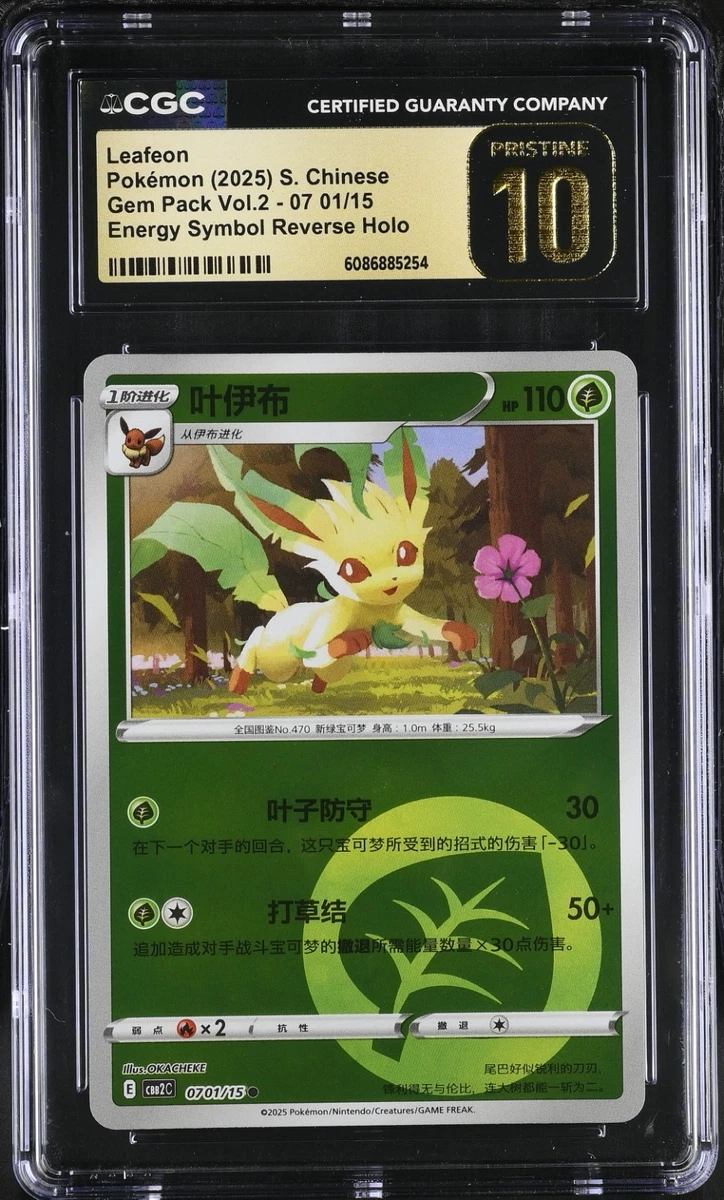 Secret Rare Energy Pokémon TCG Grade 10 Individual Collectible