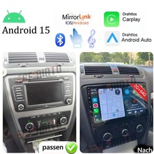 2G+64G Apple CarPlay Android 15 Autoradio Navi WIFI Für Skoda Octavia 2 1Z3 1Z5