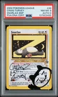 2002 POKEMON LEAGUE PROMO BLACK STAR #49 SNORLAX PSA 8 AUTO 9