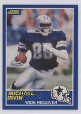 1989 Score Michael Irvin #18 Rookie RC HOF