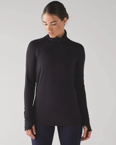 Lululemon Ready To Rulu Rollkragen Gr. 4 schwarz Ski Laufen Basisschicht sportlich - Bild 1 von 9