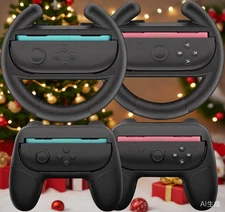 4X Switch 2 Joy-Con Grip, Steering Wheels for Nintendo Switch 2 Controller Gifts