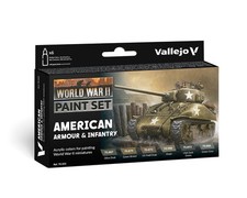 - WWII American Armour & Infantry Model Color Paint Set | Historic US Militar...