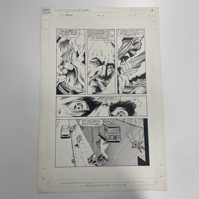 Lee Sullivan Original Art for Marvel's Robocop #15 Page 5 1991