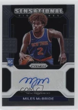 2021-22 Panini Prizm Sensational Signatures Miles McBride #SS-MMC Rookie Auto RC