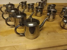Vollrath Gooseneck Teapot Creamers Stainless Steel 16 Pieces Fast Shipping!!!