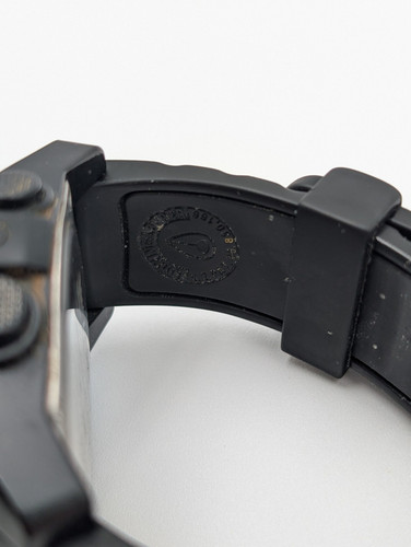 NIXON THE UNIT Quartz Men's Watch Black Dial Digital Rubber Band Black-Untested! - Bild 12 von 13