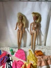 2 Vintage 1966 Barbies Made In Taiwan with Accessories Random Selection See Pics