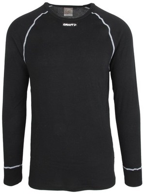 CRAFT WARM Herren Funktions SKI Unterwäsche Shirt Langarm Größe XL Schwarz