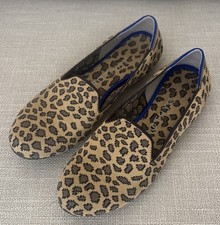 Rothy's Spotted Leopard Animal Print Womens Slip On Flat Ballet Preppy Sz 6.5