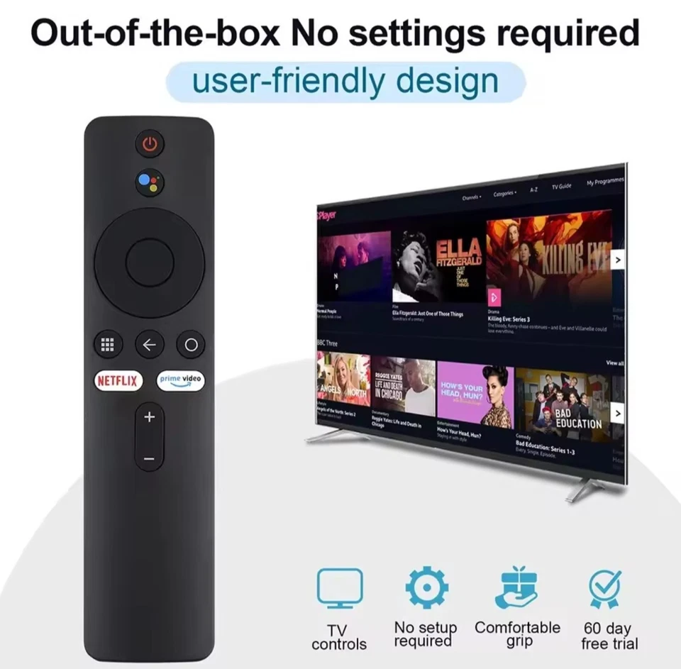 Bluetooth Sprachfernbedienung für Xiaomi Mi Box 4K 4X Android TV - Bild 2 von 4