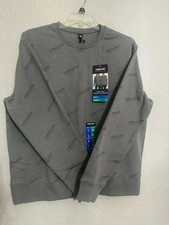 Kirkland Signature Costco Men's L Women's XL Gray Logo Crewneck Unisex