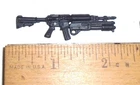 GI Joe BLACK MAJOR CUSTOM Accessory  Assault Rifle / UBS-12 Under Barrel Shotgun