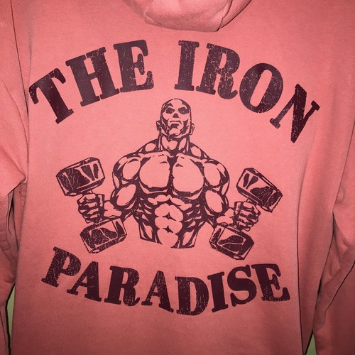 Men's Under Armour Project Rock Iron Paradise Heavyweight Terry Hoodie-Size L - Picture 7 of 15