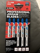 5 pack professional jigsaw blades.