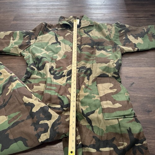 Winchester Vintage Men's Large Camouflage Hunting Coveralls Zipper Insulated - Picture 7 of 14