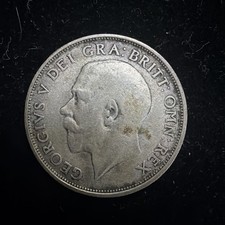 1920 Great Britain UK United Kingdom SILVER SHILLING Coin King George V i78196