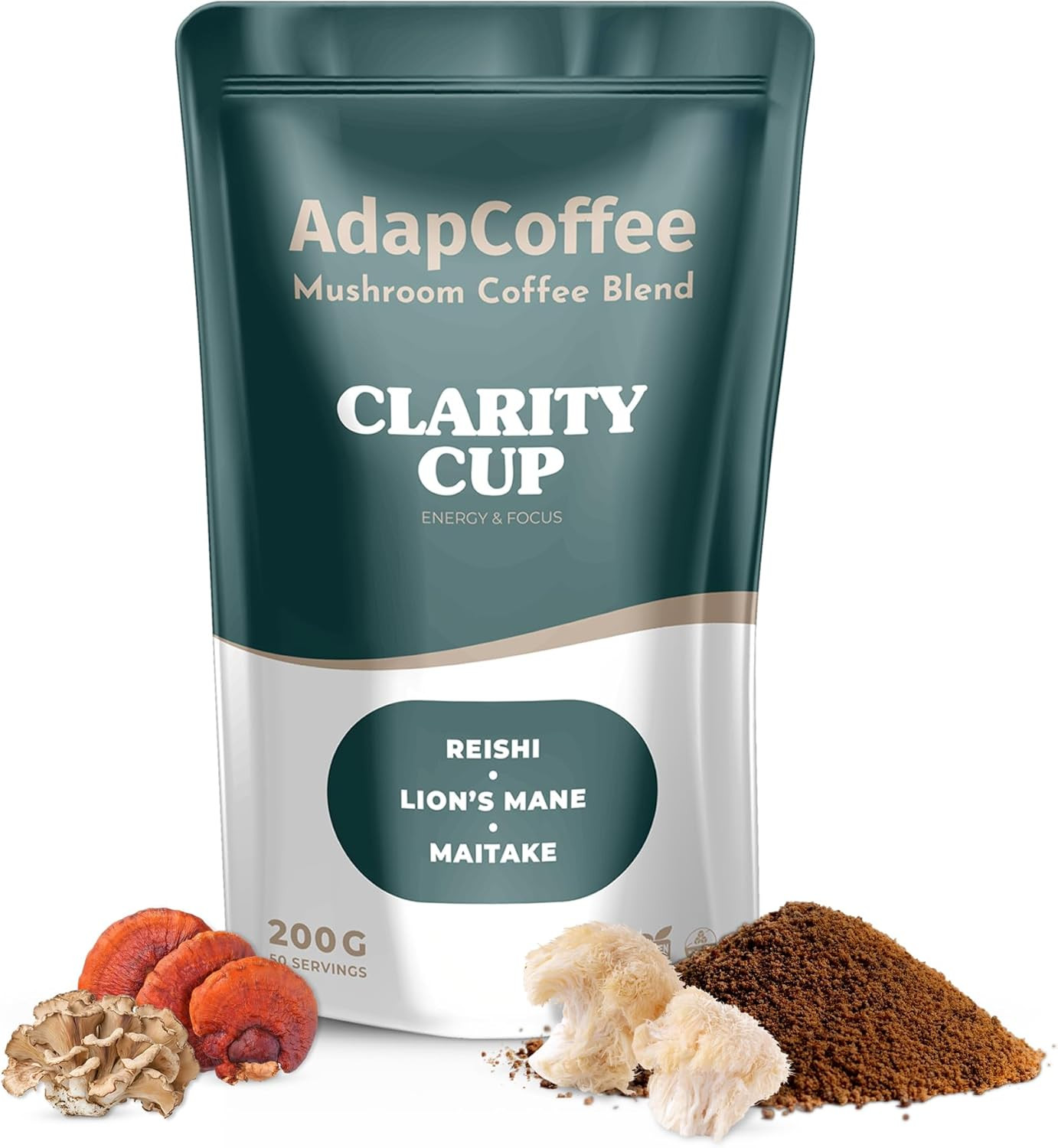 Clarity Cup Caffè ai Funghi Lion'S Mane e Reishi - Focus e Energia