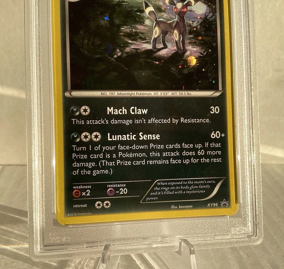 PSA 8 NM * 2016 UMBREON XY96 Black Star Promo Galaxy Holo * Pokemon TCG - Image 3 of 4