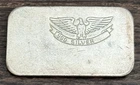 Rare 1 Oz WH Foster Vintage Silver Bar Type 1 Eagle Old Ingot