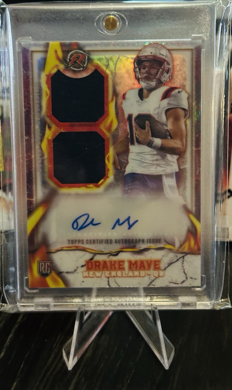 2024 Topps Resurgence - Ignite Rookie Patch Autograph Drake Maye HOT!!!