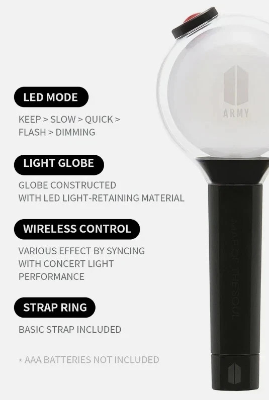NEW BTS Official Light Stick Special Edition + Case + 7 Photo