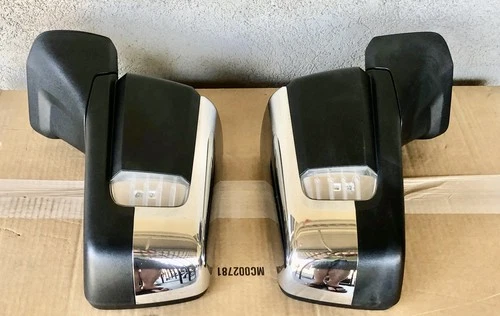 2019-2024 GMC Sierra Chevrolet Silverado 1500 Left Right Side Mirrors Chrome OEM