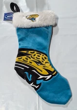 Jacksonville Jaguars Christmas Stocking Holiday 17" Team Colors Big Logo HYPE