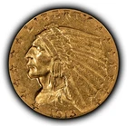 1913 $2.50 Indian Head Gold Quarter Eagle - Authentic US Coin - SKU-G5687
