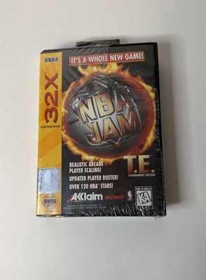 READ DESCRIPTION NBA Jam Tournament Edition Sega Genesis 32X Sealed *TEAR* Rare