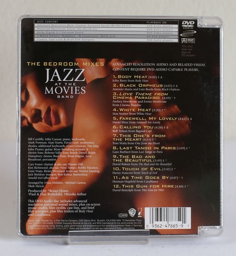 The Bedroom Mixes - Jazz at the Movies Band - DVD- Audio - Picture 3 of 3