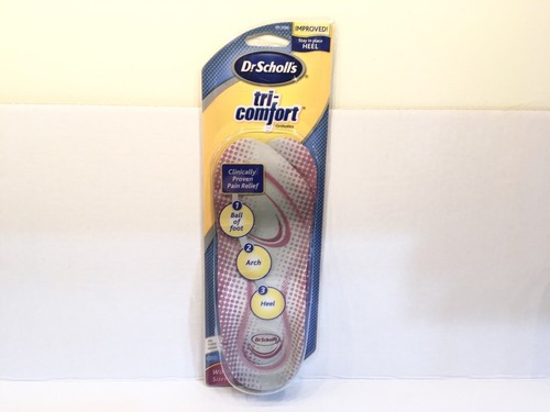 Dr. Scholl’s Women’s ORTHOTIC INSOLES TRI-COMFORT Size 6-10, 1 Pair - Picture 1 of 7