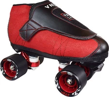 Code Red Jam Skates Quad Roller Skate - Rhythm Skating - Men & Women - Vanilla 