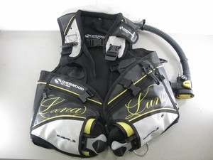 Sherwood-Scuba-Luna-Women-039-s-BCD-w-Gemini-Octopus-Size-LG-Diving-Equipment